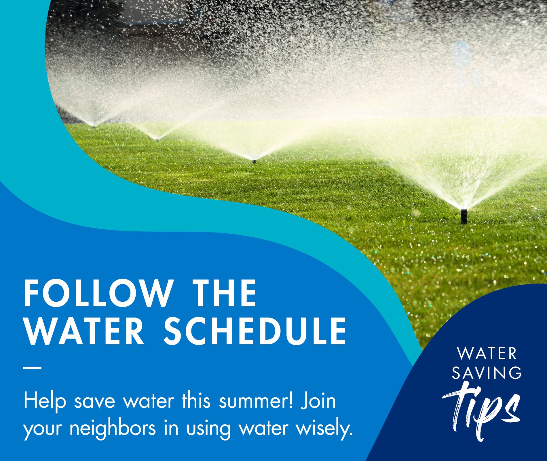 Follow the Water Schedule